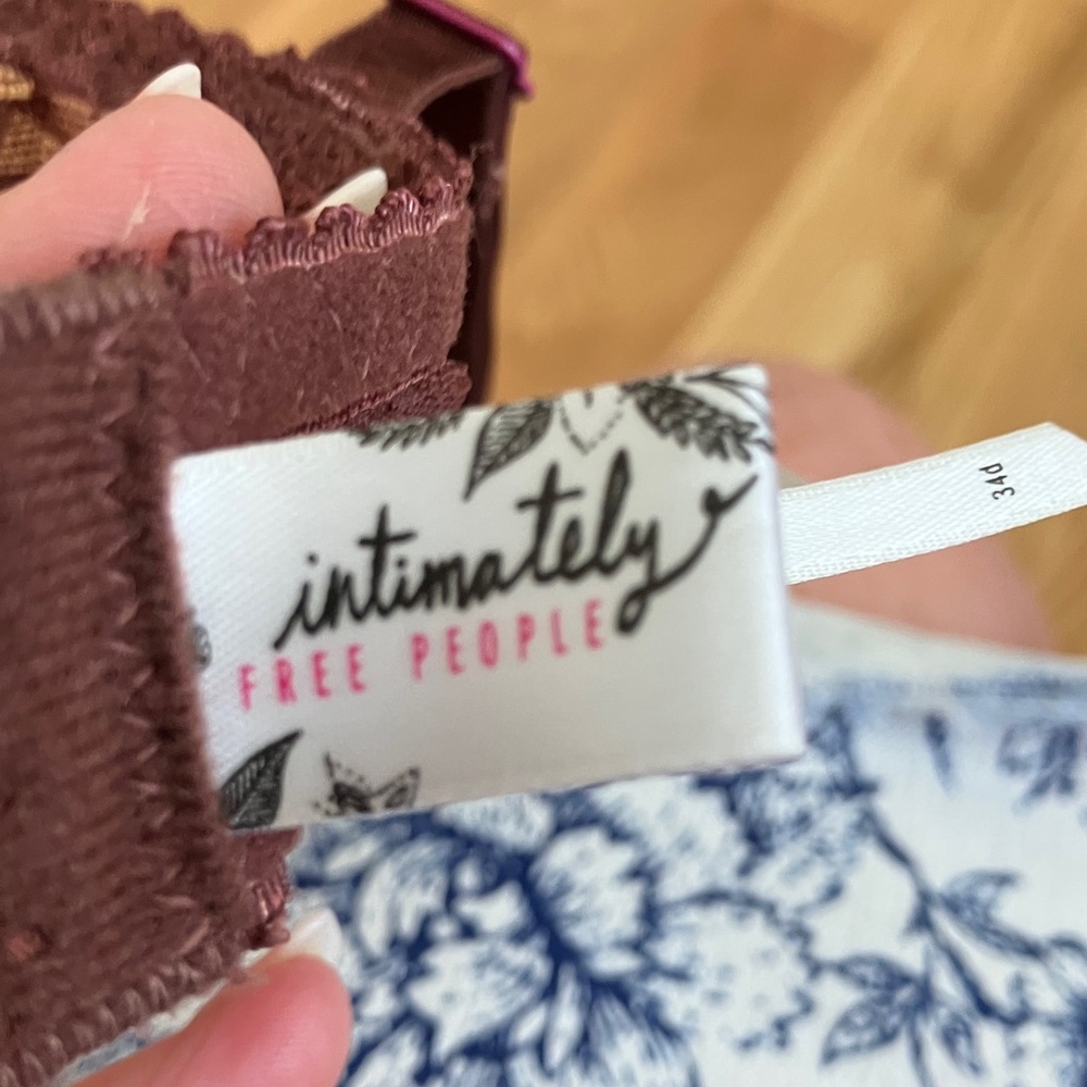 Intimately Free People Burgundy Bra NWOTs? - Picture 3 of 5